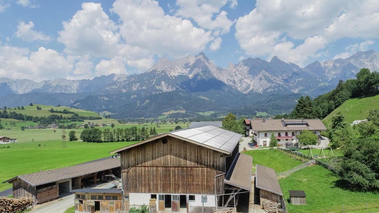 Ferienwohnung Oberdeutinghof Saalfelden Exterior foto